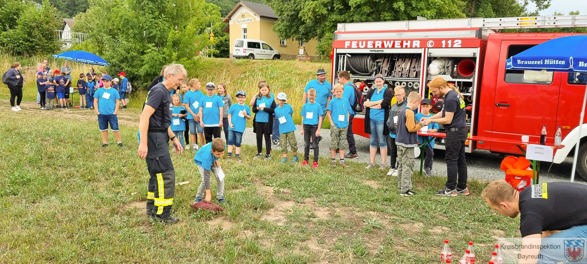 Kinderfeuerwehrolympiade der Inspektion I in Ramsenthal